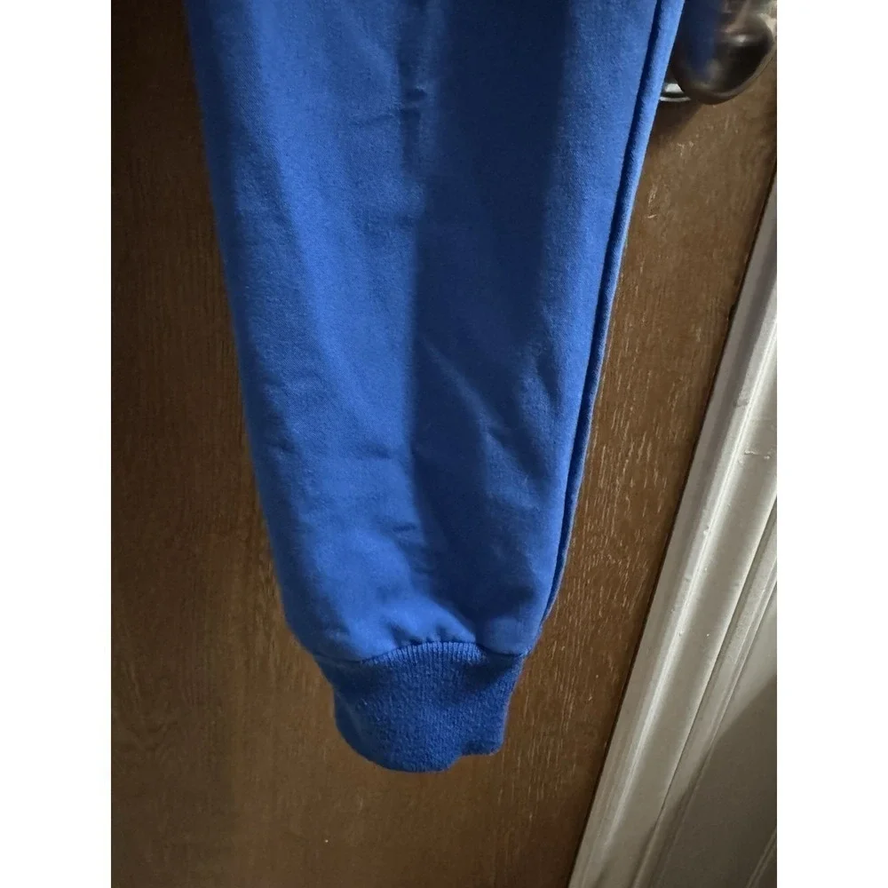 FIGS Tansen Jogger Pants Men's Size S/T Royal Blue Scrub Medical Scrunch Leg